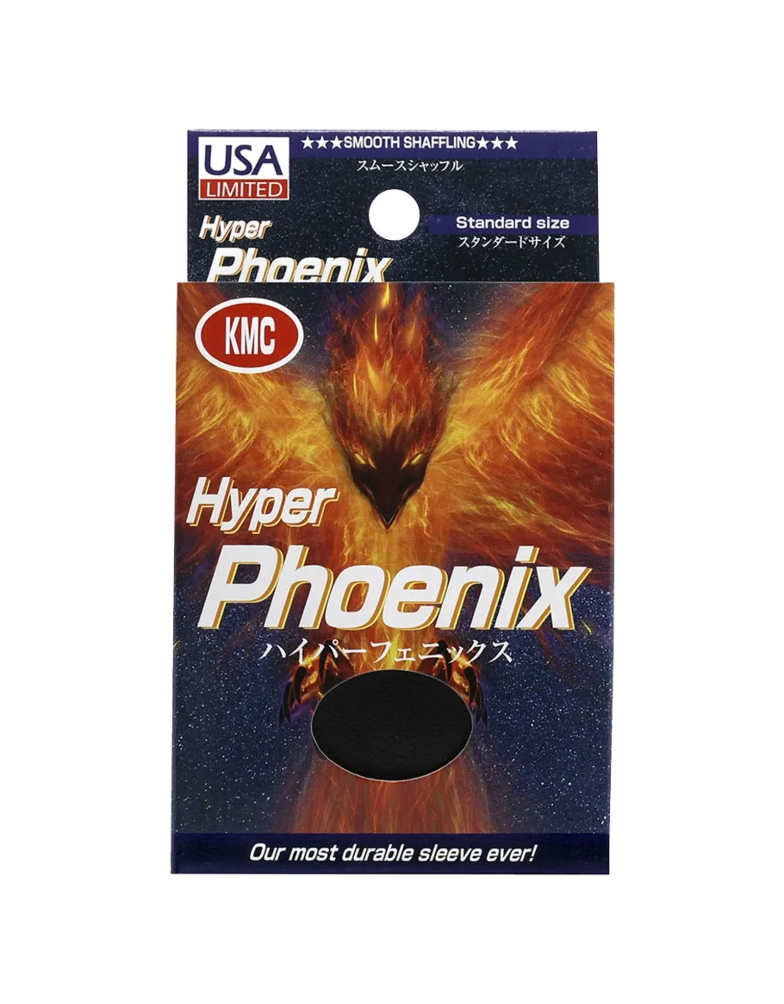 KMC Deck Protector: Premium Hyper Phoenix: Black (100)