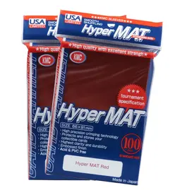 KMC Deck Protector: Hyper Mat: Red (100)
