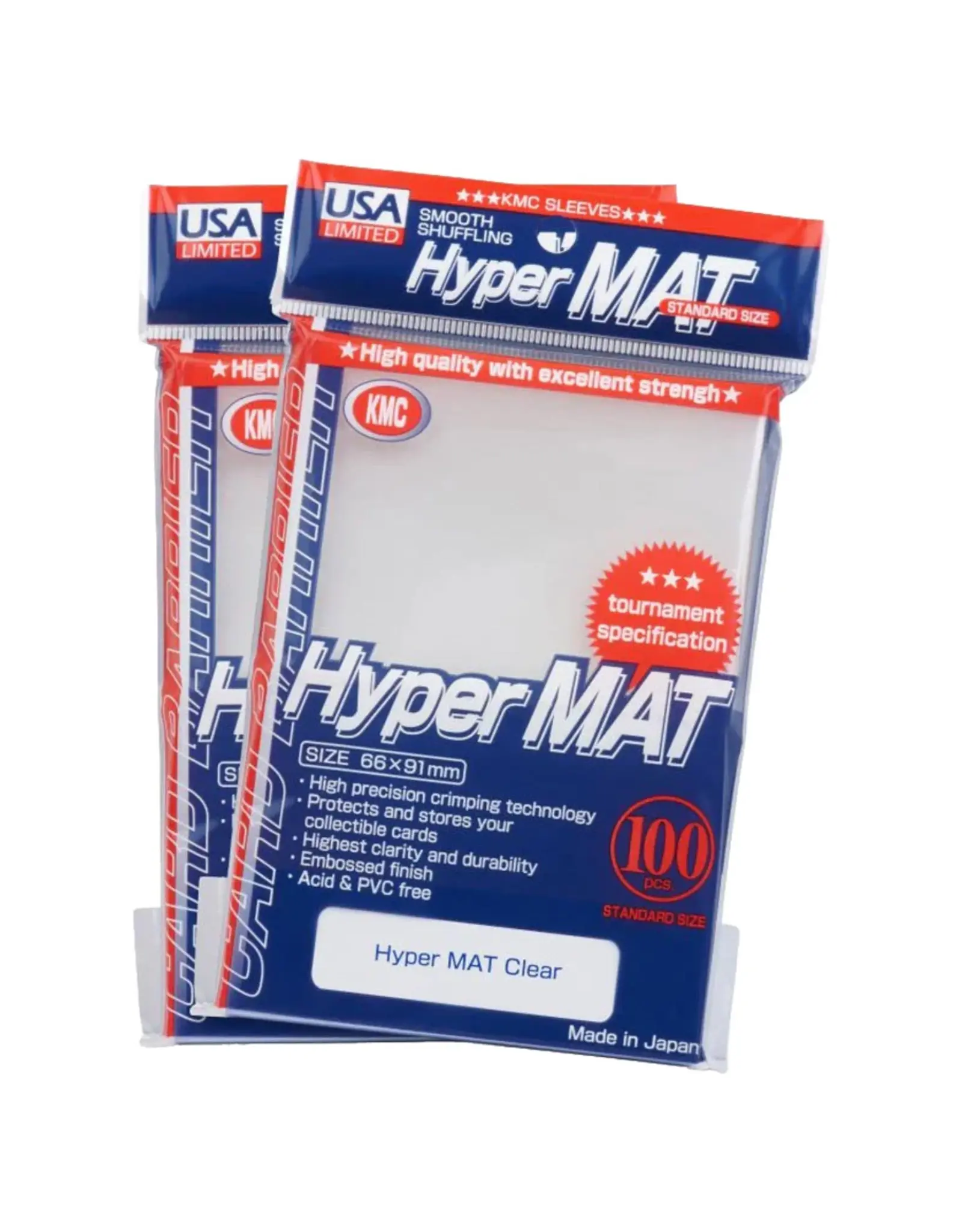 KMC Deck Protector: Hyper Mat: Clear (100)