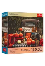 Trefl Puzzle: Fall Harvest 1000 Piece with Poster (Trefl Red)