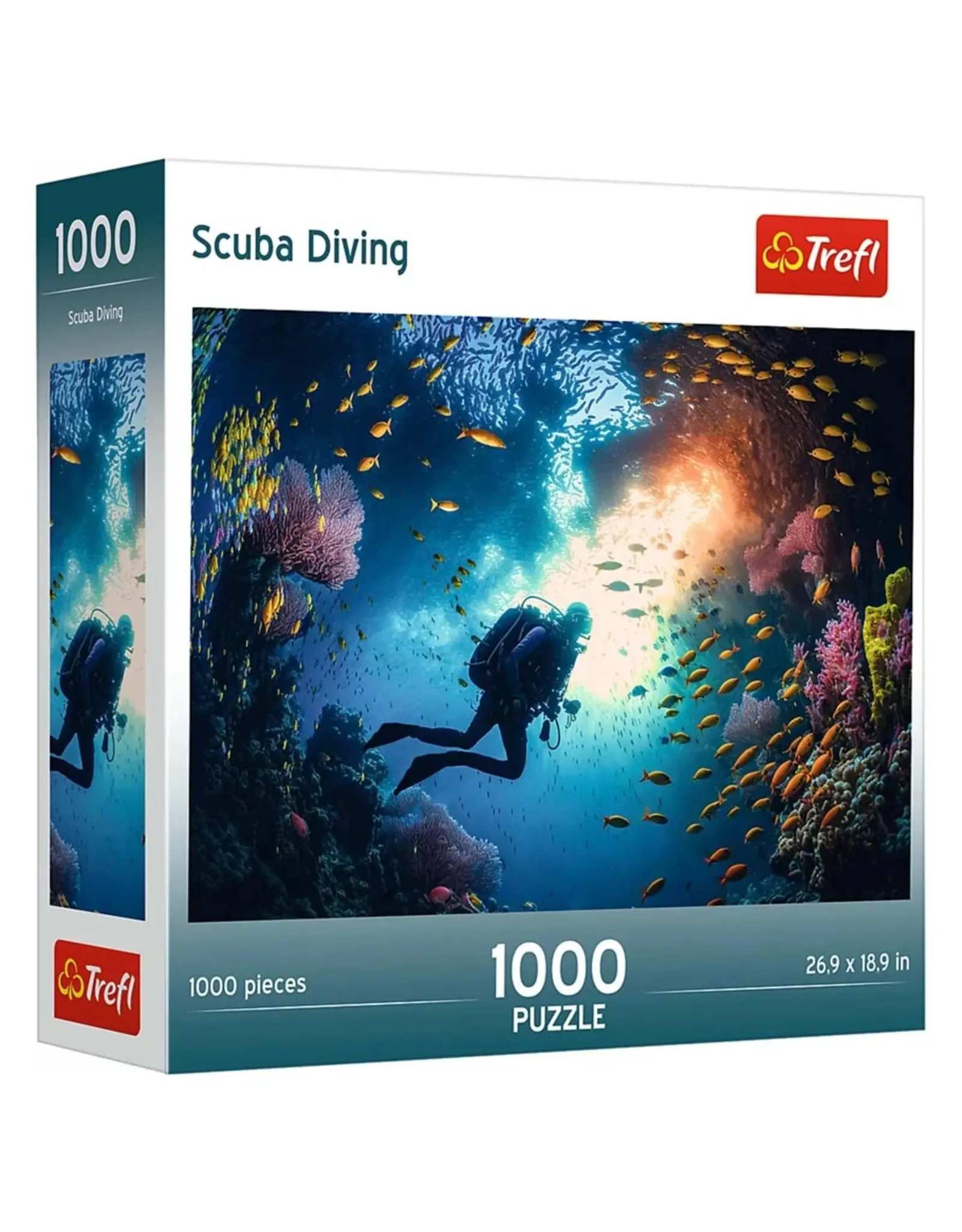 Trefl Puzzle: Scuba Diver 1000 Piece (Trefl Red)