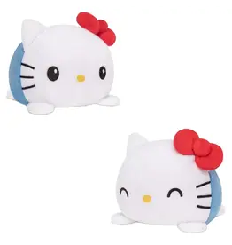 Tee Turtle Plushie 4": Sanrio: Hello Kitty: White/Blue