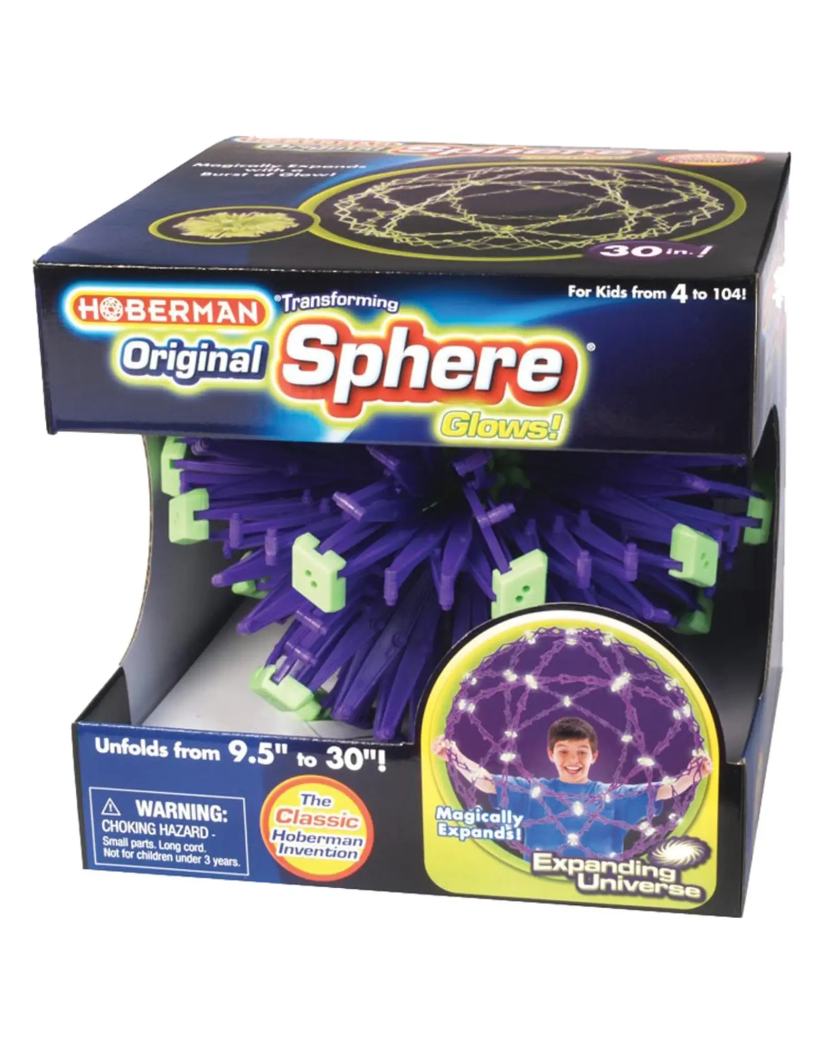 John Hansen Company Hoberman Sphere: Expanding Universe (Glow)