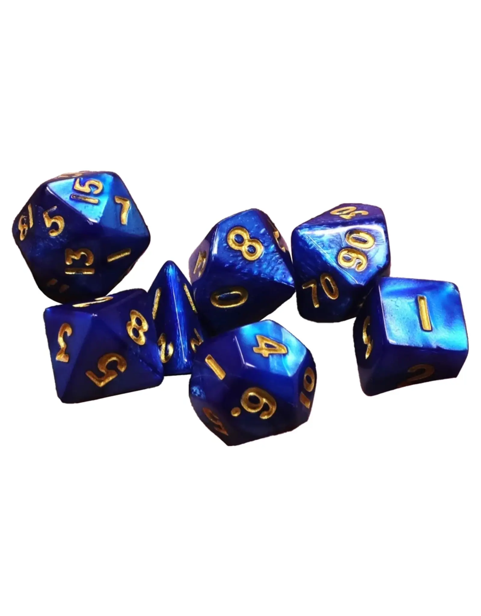 Die Hard Dice 7-Set: Critlings Mini: Fountain Blue