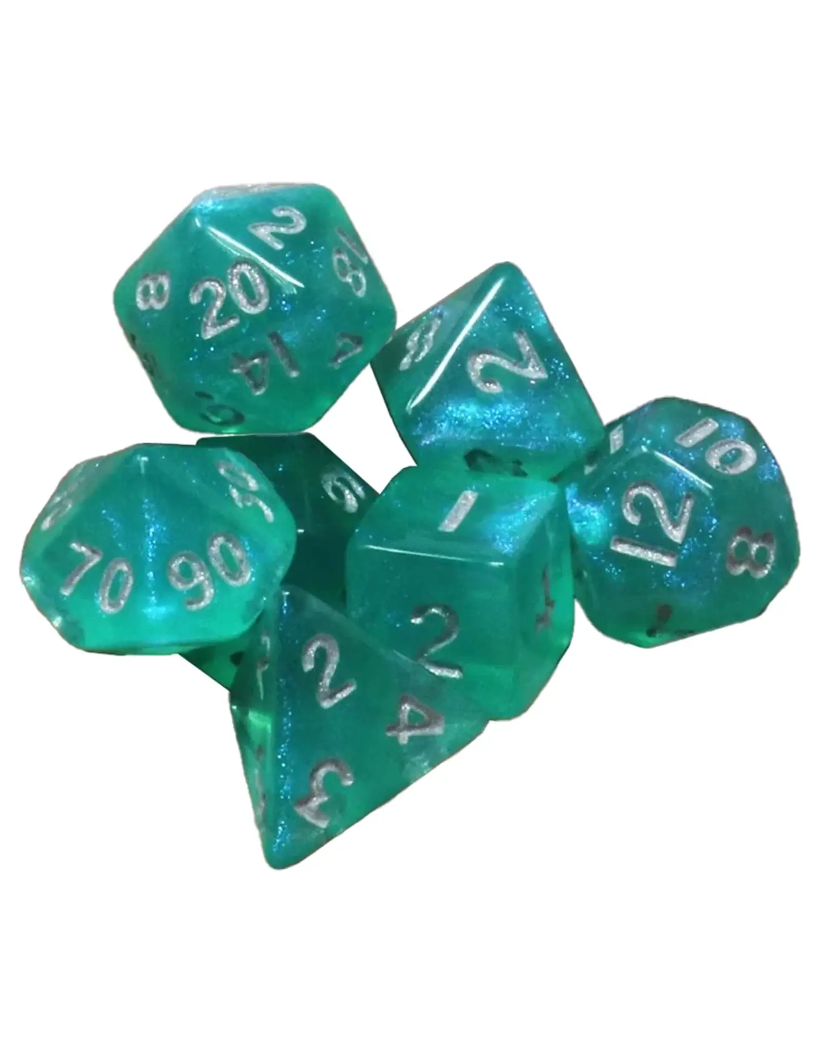 Die Hard Dice 7-Set: Critlings Mini: Aqua Sparkle