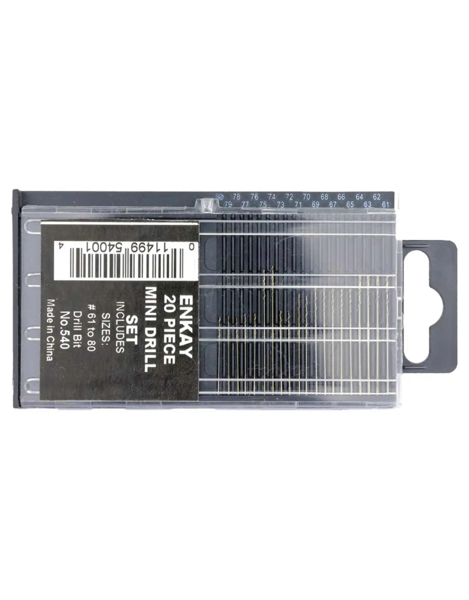 Enkay Products Tool: Mini Drill Bit Set: 20pc