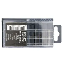 Enkay Products Tool: Mini Drill Bit Set: 20pc