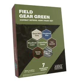 Army Painter Warpaints Combat Se7ens: Field Gear Green Army Paint Set