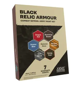 Army Painter Warpaints Combat Se7ens: Black Relic Armour Army Paint Set