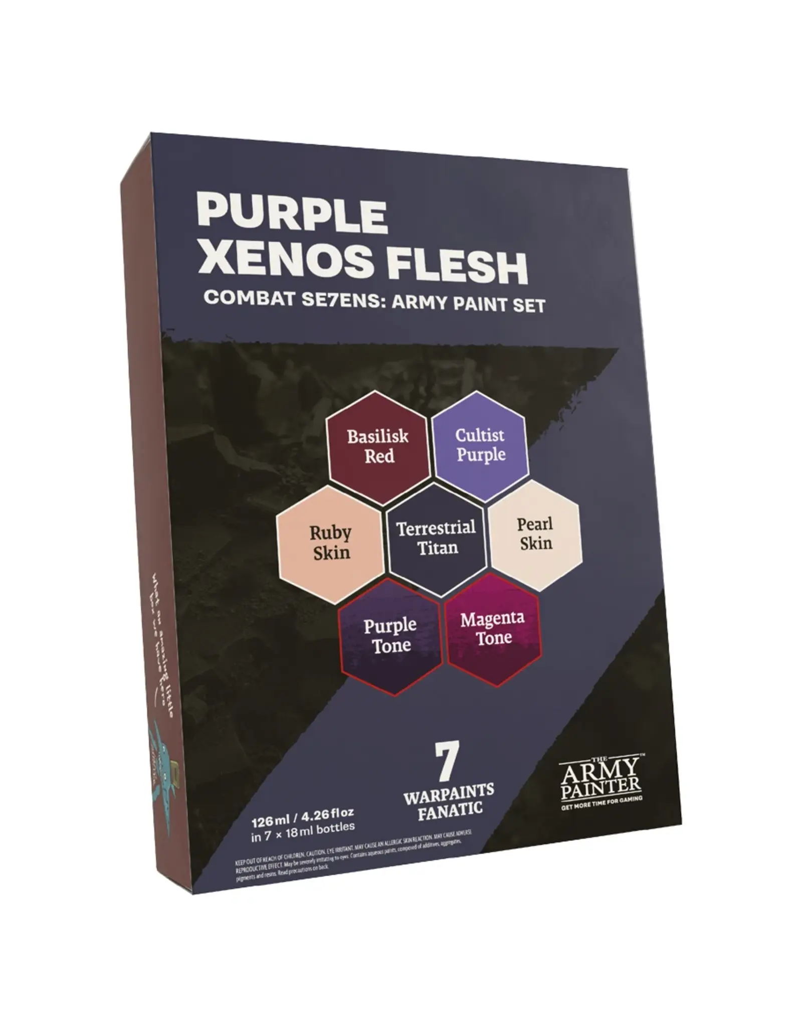 Army Painter Warpaints Combat Se7ens: Purple Xenos Flesh Army Paint Set
