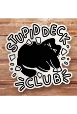 Mamori Decals Mamori Decals: Black Cat Stupid Deck Club Sticker