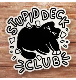 Mamori Decals Mamori Decals: Black Cat Stupid Deck Club Sticker