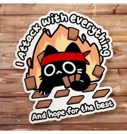 Mamori Decals Mamori Decals: I Attack with Everything Sticker