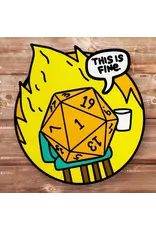Mamori Decals Mamori Decals: This Is Fine D&D Sticker