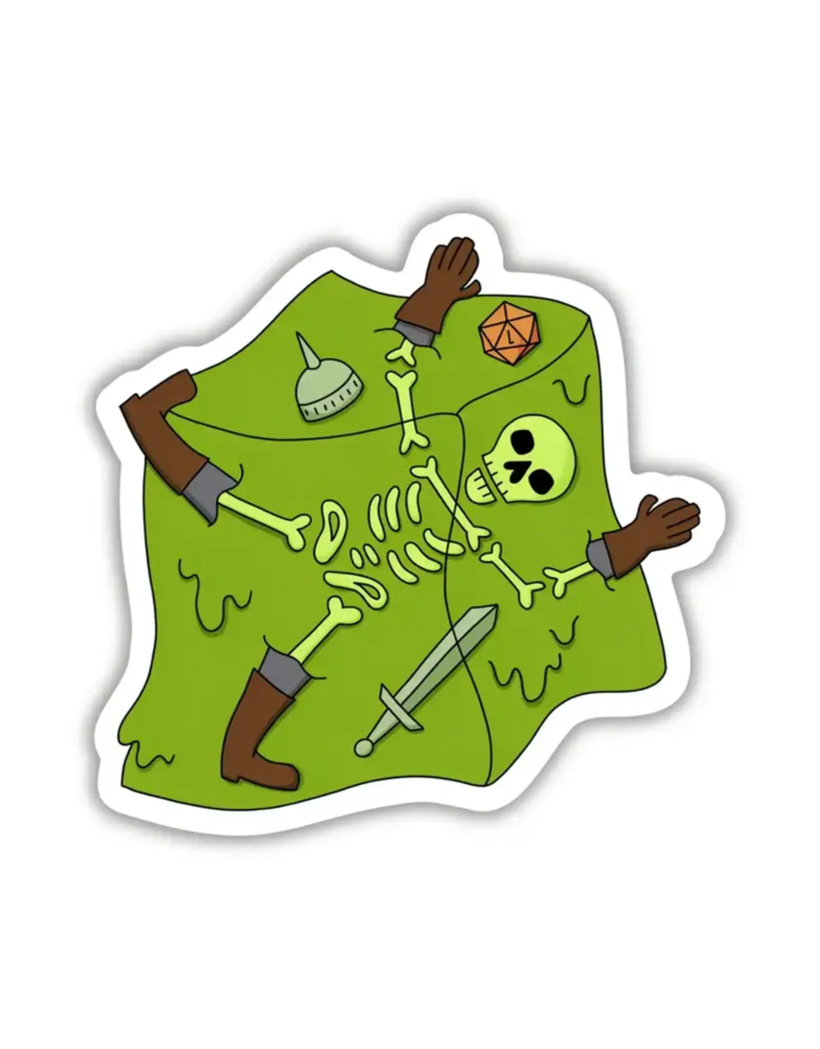 Kingdom of Threads Kingdom of Threads - Eaten By A Gelatinous Cube Sticker