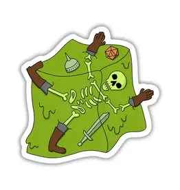 Kingdom of Threads Kingdom of Threads - Eaten By A Gelatinous Cube Sticker