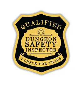 Kingdom of Threads Kingdom of Threads - Dungeon Safety Inspector Sticker