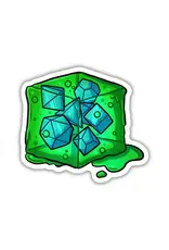 Kingdom of Threads Kingdom of Threads - Gelatinous Cube Die Sticker