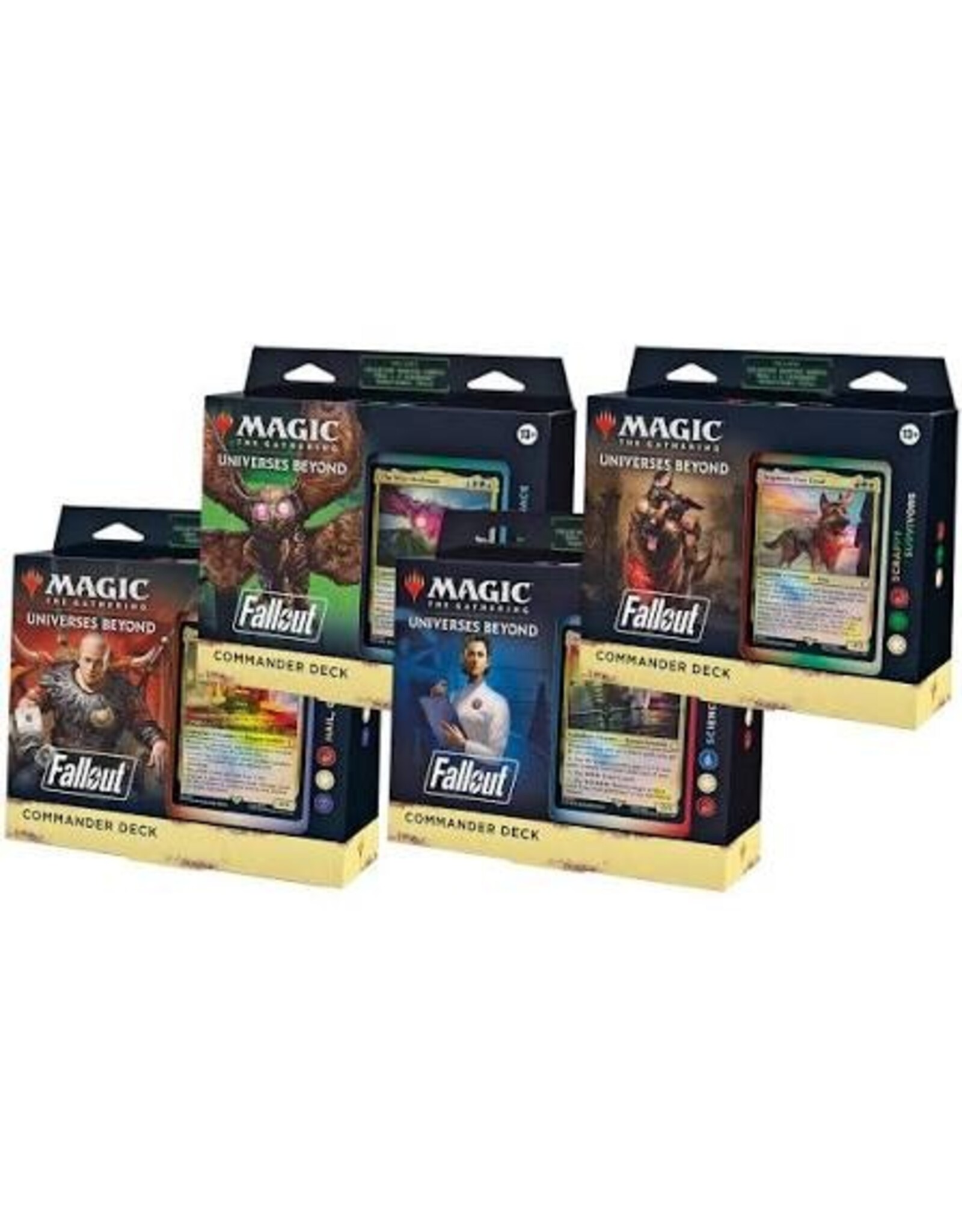 Magic Magic The Gathering: Universes Beyond: Fallout Commander Decks (4Ct)