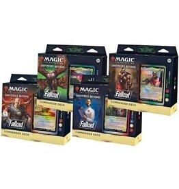Magic Magic The Gathering: Universes Beyond: Fallout Commander Decks (4Ct)