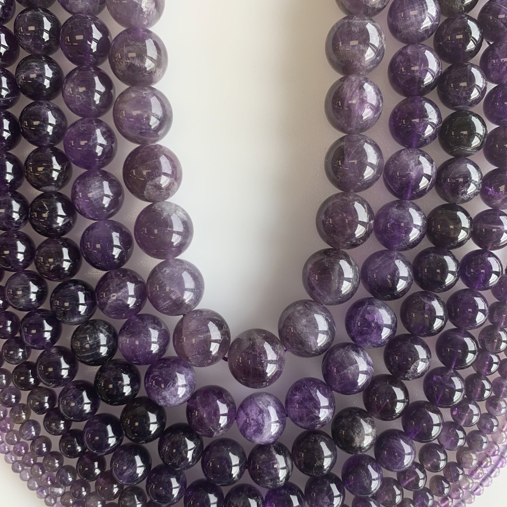 Bead World Amethyst  16" Strand