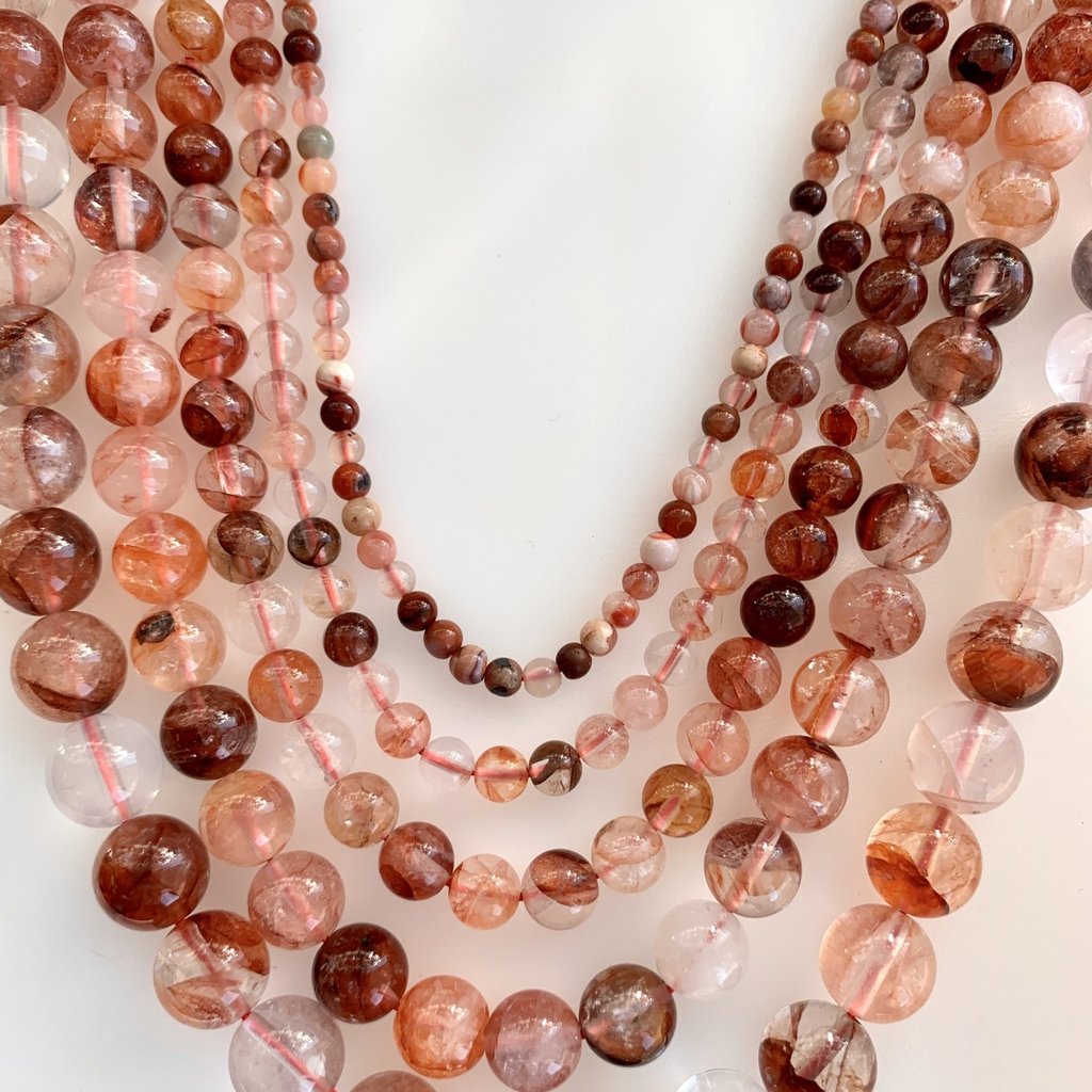 Bead World Fire Cherry Quartz 16" Strand