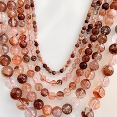 Bead World Fire Cherry Quartz 16" Strand