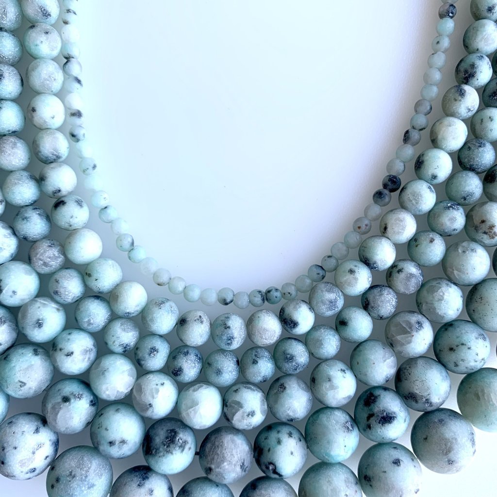 Bead World Matte Kiwi Jasper 16" Strand