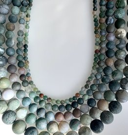 Bead World Matte Indian Agate 16" Strand