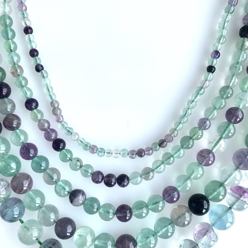 Bead World Fluorite 16" Strand