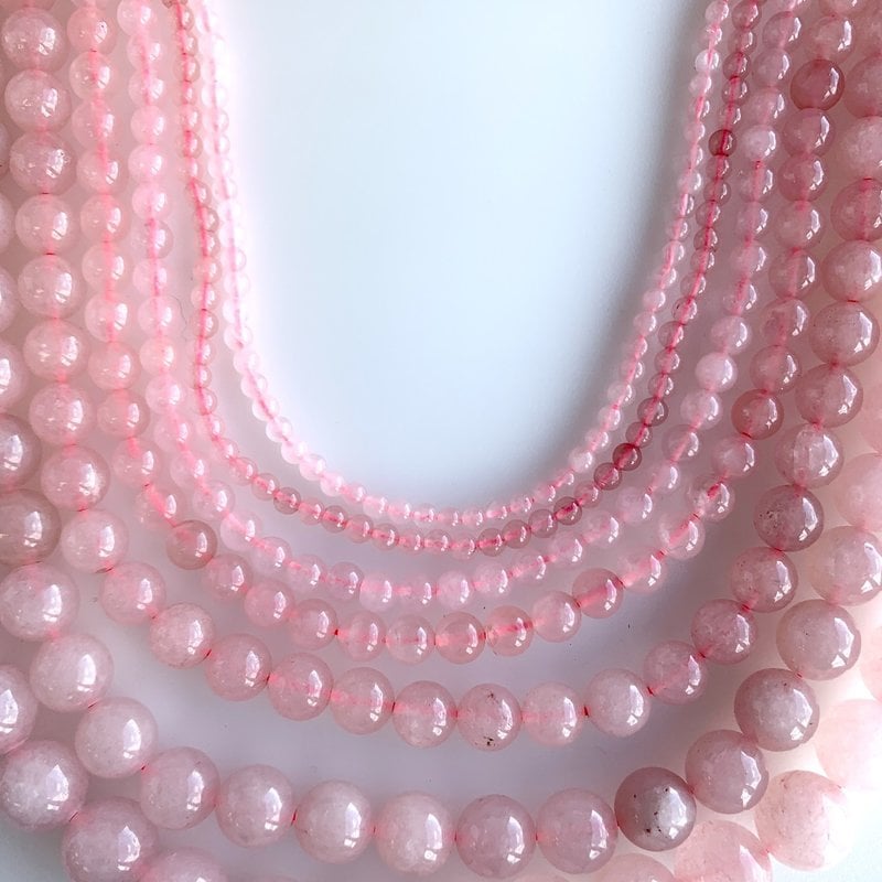 Bead World Rose Quartz 16" Strand