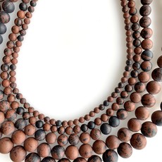 Bead World Matte Jasper  16" Strand