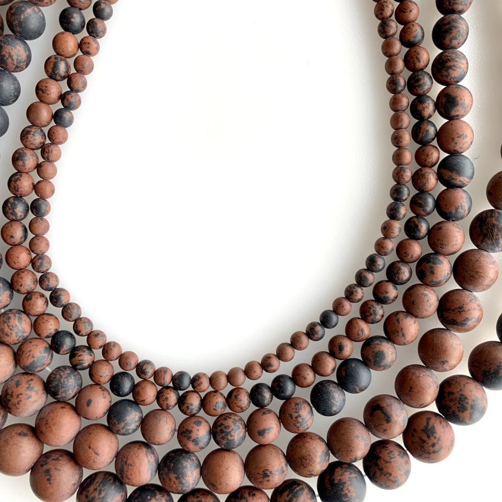 Bead World Matte Jasper  16" Strand