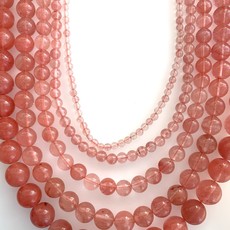 Bead World Dark Rose Quartz 16" Strand