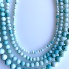 Bead World Matte Green Amazonite 16" Strand