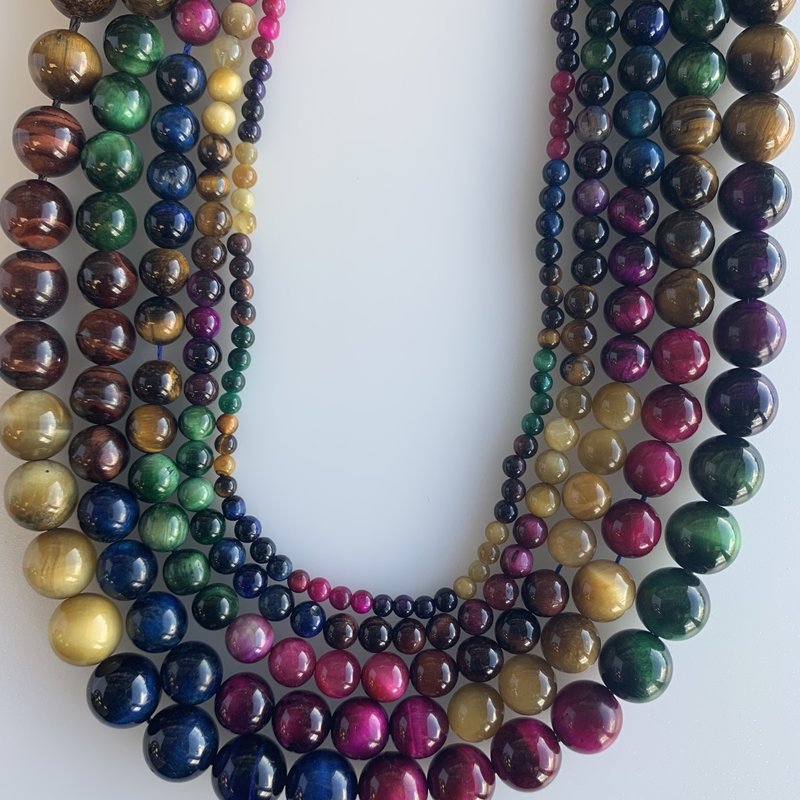 Bead World Mixed Color Tiger Eye 16" Strand