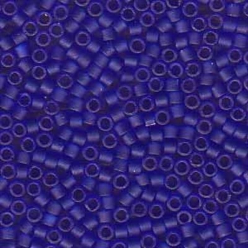 Miyuki Delica #11 Transparent  Matte Blue Db0748   7.5gms