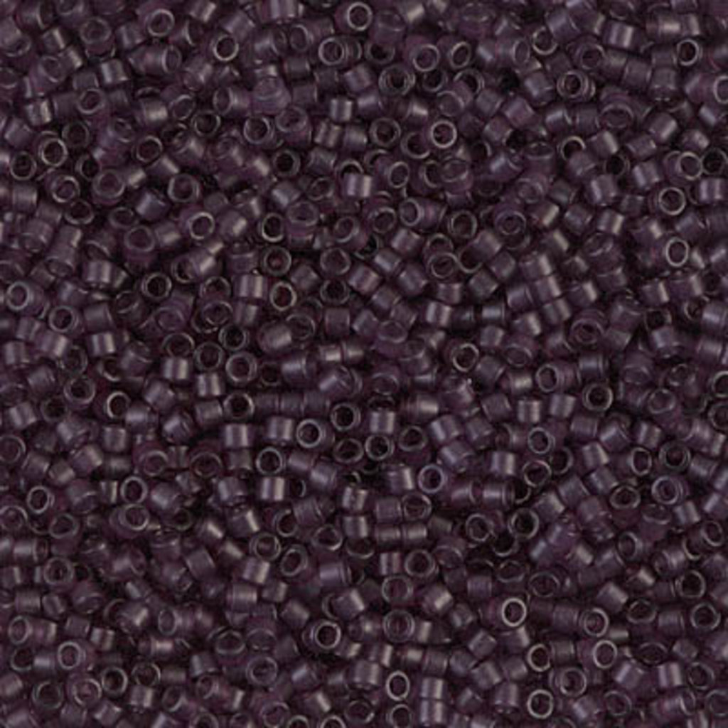 Miyuki Delica #11 Trnsp Matte Eggplant Db0784 7.5gms
