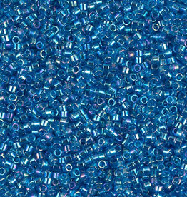 Miyuki Delica #11 Translucent Rainbow Capri Blue Db0177 7.5gms