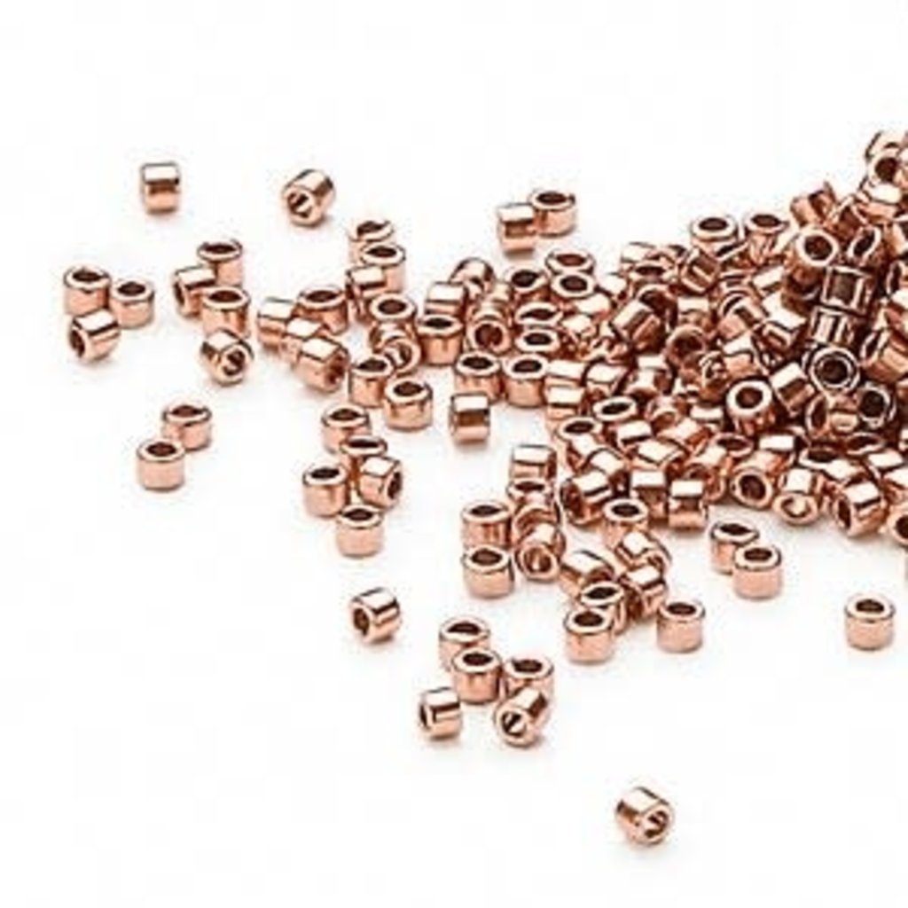 Miyuki Delica #11  Opaque Copper Finish Db0040 7.5gms