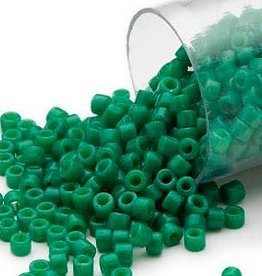 Miyuki Delica #11 Opaque Green Db0656     7.5gms