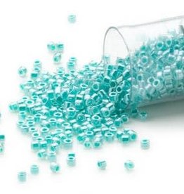 Miyuki Delica #11 Color-Lined Aqua Db0238 7.5gms