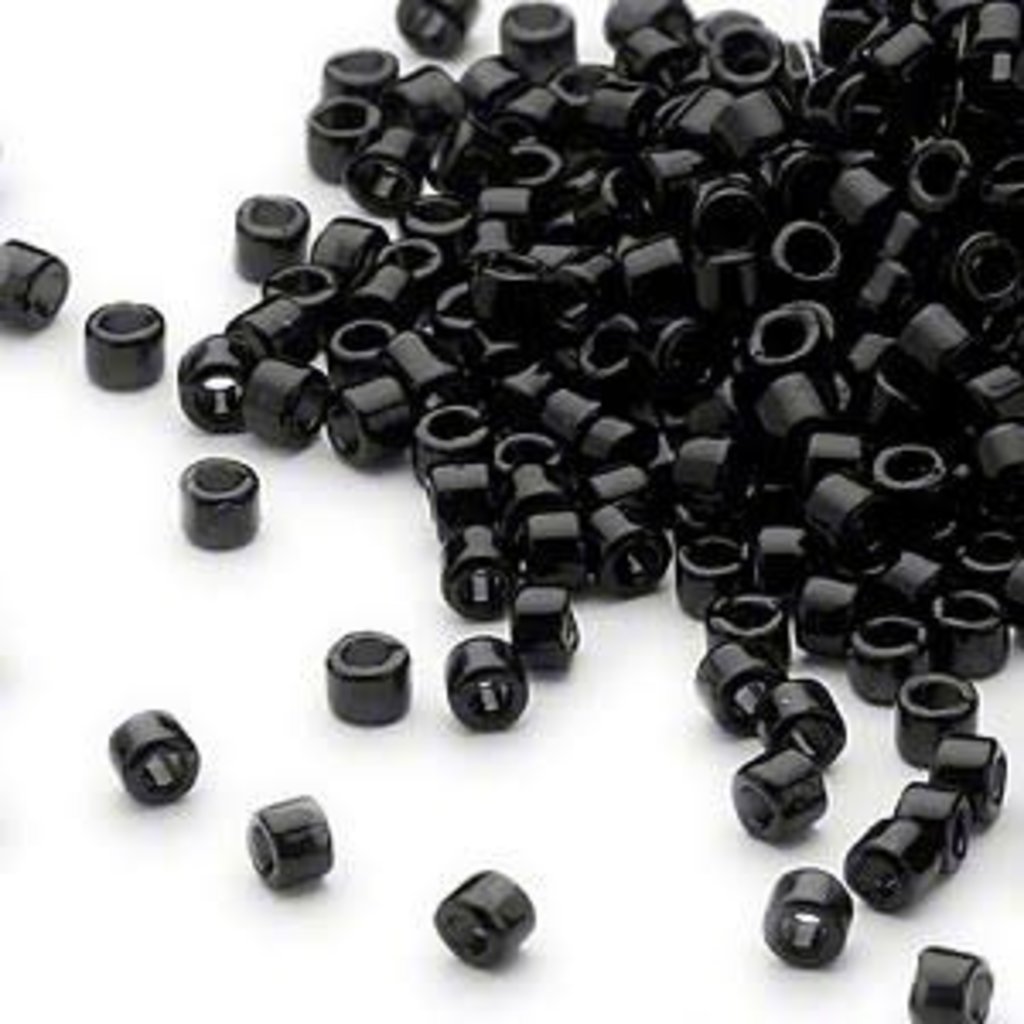 Miyuki Delica #11 Opaque Black Db0010   7.5gms