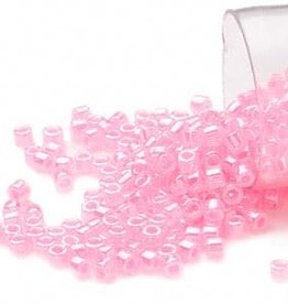 Miyuki Delica #11 Color-Lined Neon Pink Db0246 7.5gms