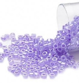 Miyuki Delica #11 Color-Lined Violet Db0249 7.5gms