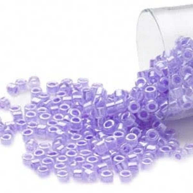 Miyuki Delica #11 Color-Lined Violet Db0249 7.5gms