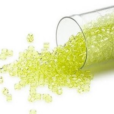 Miyuki Delica #11 Transparent Lt Daffodil Db0712   7.5gms - DC