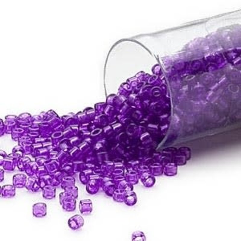 Miyuki Delica #11 Transparent  Violet Db1315   7.5 gram vial