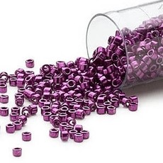 Miyuki Delica #11  Nickel Finish Fuchsia Db0463   7.5gms