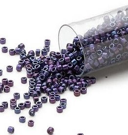Miyuki Delica #11 Matte Mettallic Luster Rainbow Purple Db1054 7.5 gram vial